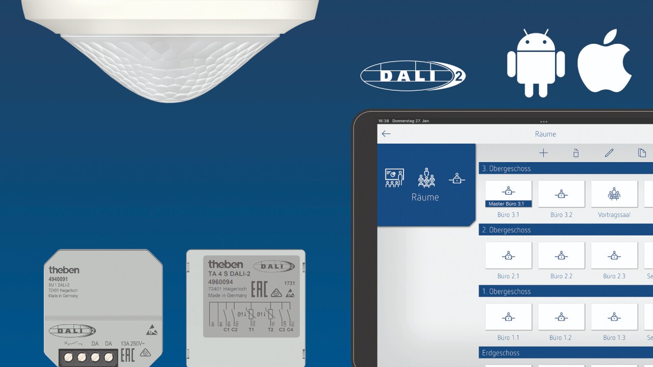 DALI-2 Room Solution_Theben components