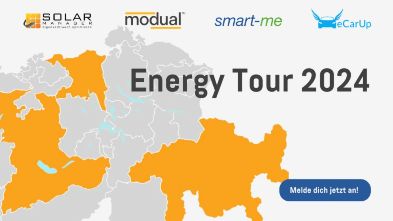 Energy Tour 2024 mit Solar Manger, Modual, smart-me und eCarUp