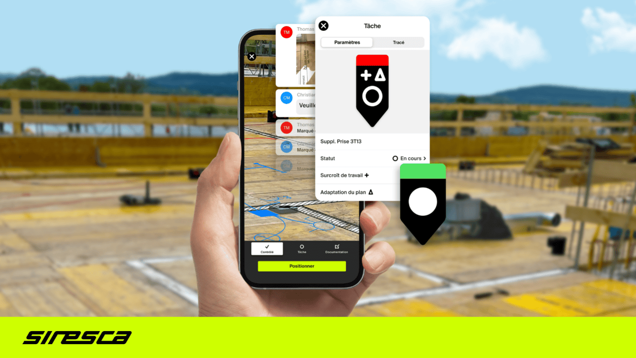 Plus efficace, plus économique, plus rapide : Siresca révolutionne la communication sur les chantiers avec de nouvelles fonctions.